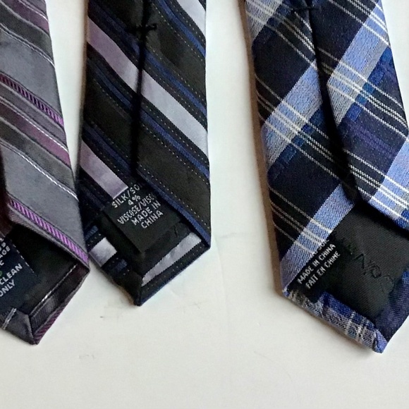 5 classy Calvin Klein all silk ties - Picture 2 of 7